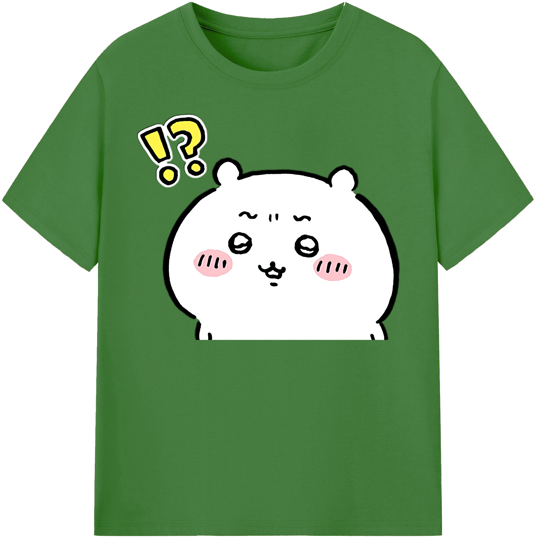 （画像用） ちいかわ ちいかわ Chii-kawa chiikawa レディースカジュアルプリントTシャツ（綿100％）